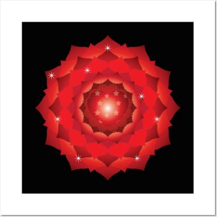 Valentine mandala Posters and Art